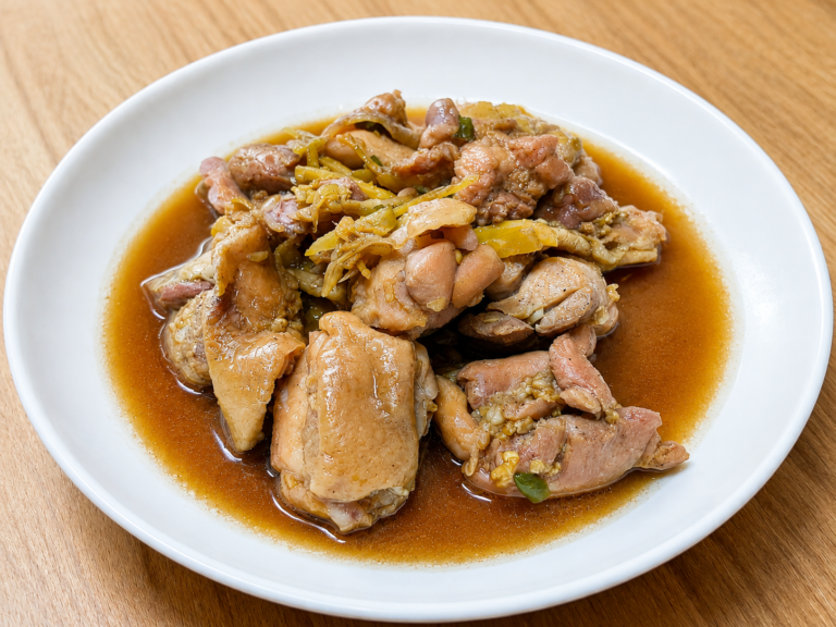Gà kho gừng kiểu Việt nấu tại Nhật Bản