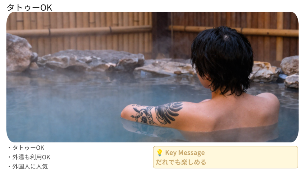 Ask Canva tạo hình ảnh người tắm onsen có hình xăm